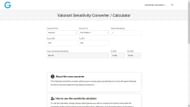 Sensitivity conversion website (Image via gamingismart.com)
